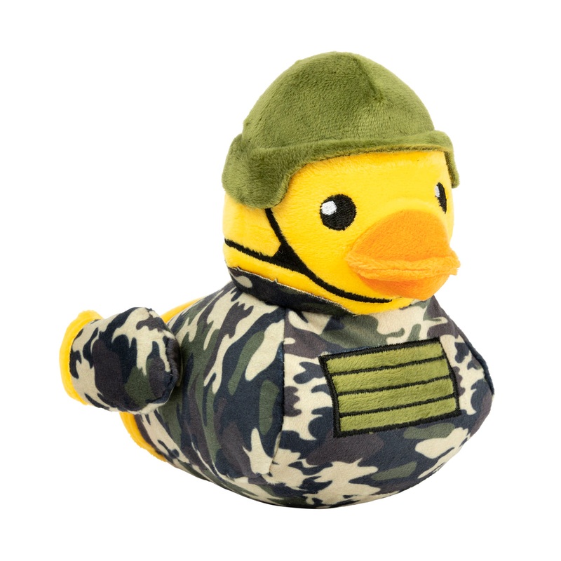 FuzzYard Commanduck Plush Dog Toy
