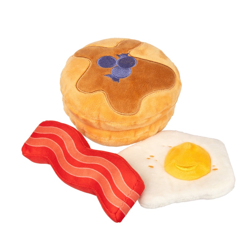 FuzzYard Dog’s Breakfast Plush Dog Toy 3pk
