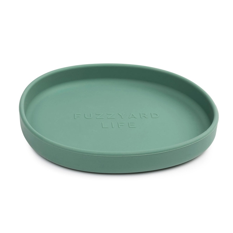 FuzzYard Life Silicone Cat Dish Myrtle Green