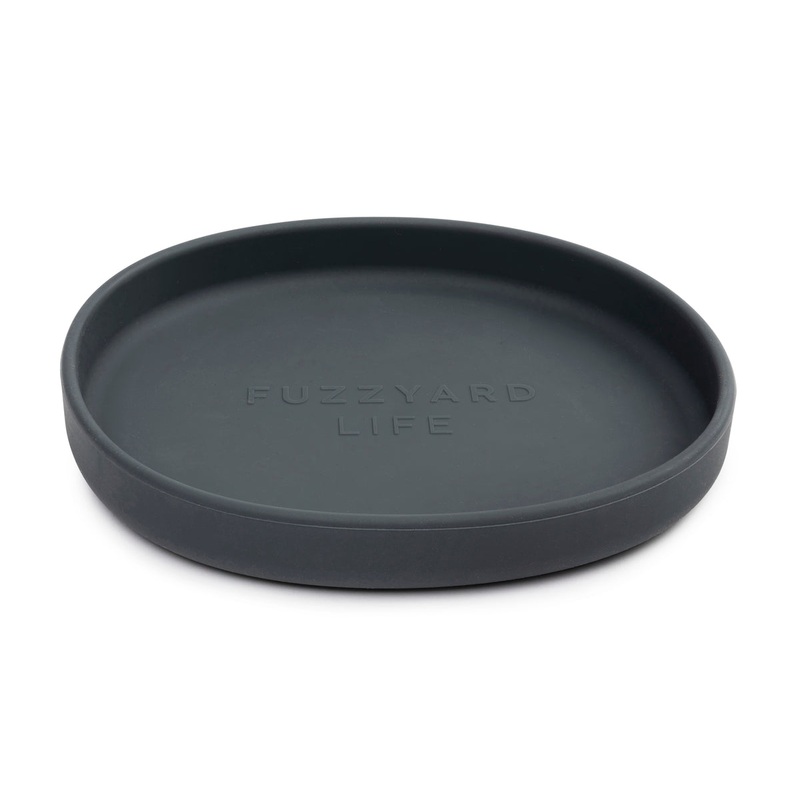 FuzzYard Life Silicone Cat Dish Slate