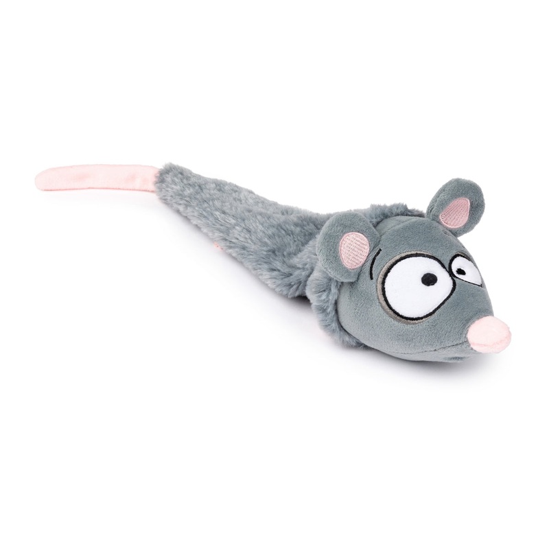 FuzzYard Rack Off Rat Plush Dog Toy