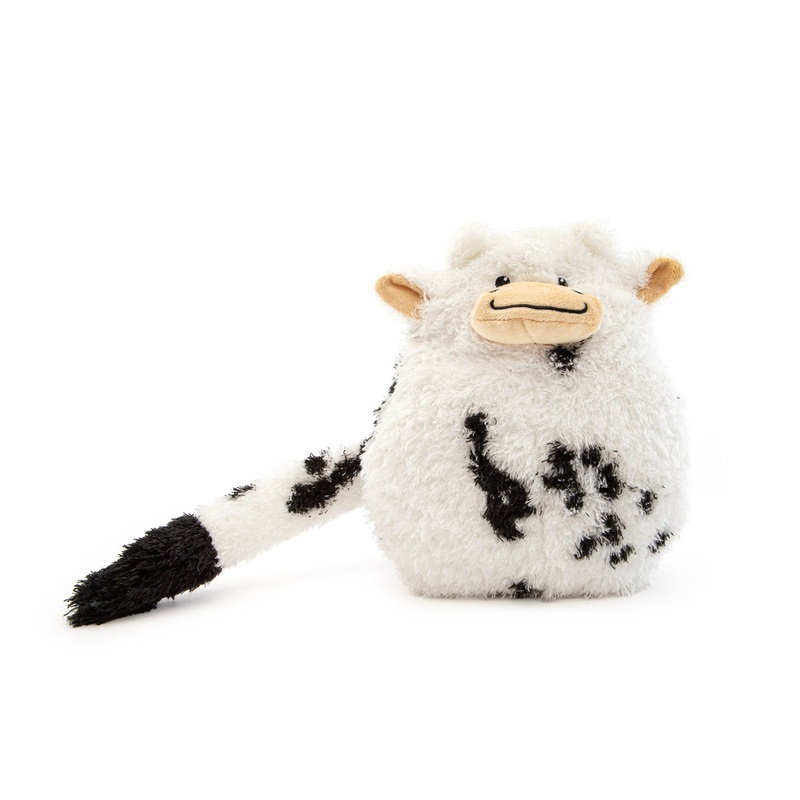 GURU Pet Company Hide-A-Tail Cow Interactive Plush Dog Puzzle Toy Large