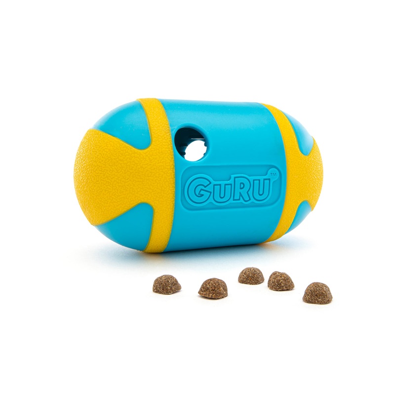 GURU Pet Company Rock ‘N Treat Interactive Dog Toy Medium
