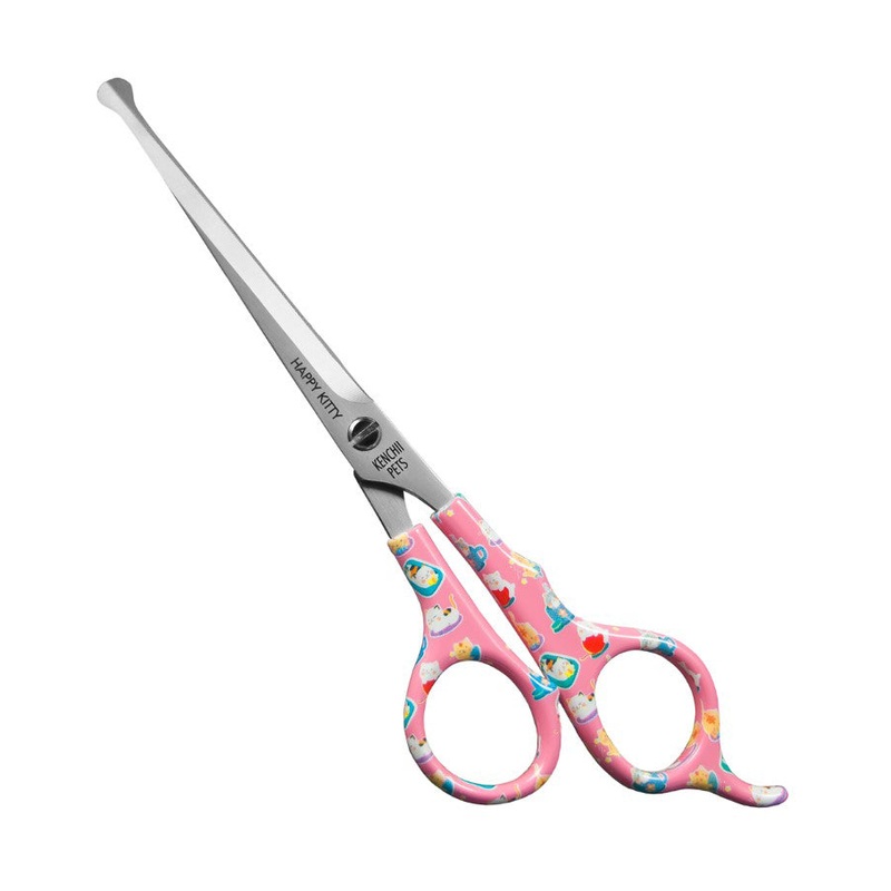Kenchii Pets Happy Kitty 6.5 Ball Tip Shears