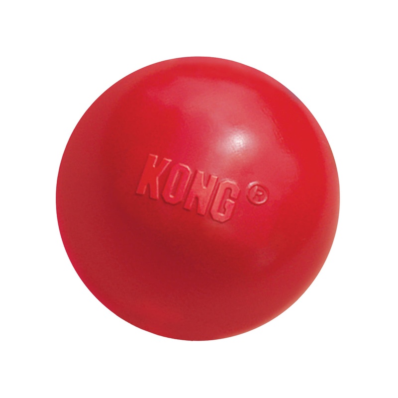 KONG Ball w/Hole Dog Fetch Toy Medium/Large