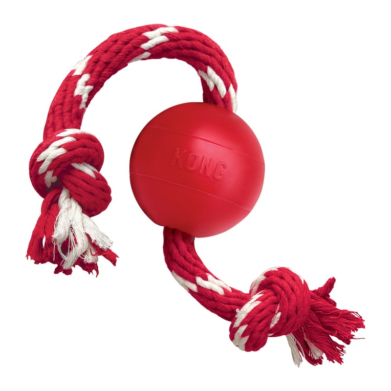 KONG Ball w/Hole Dog Fetch Toy Small