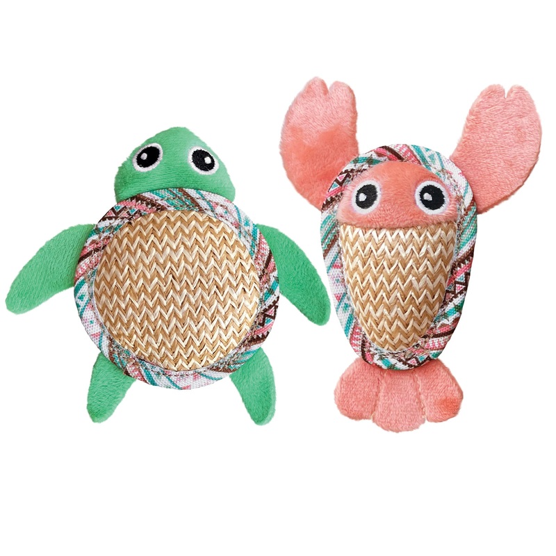 KONG Tropics Pals Cat Toy 2pk