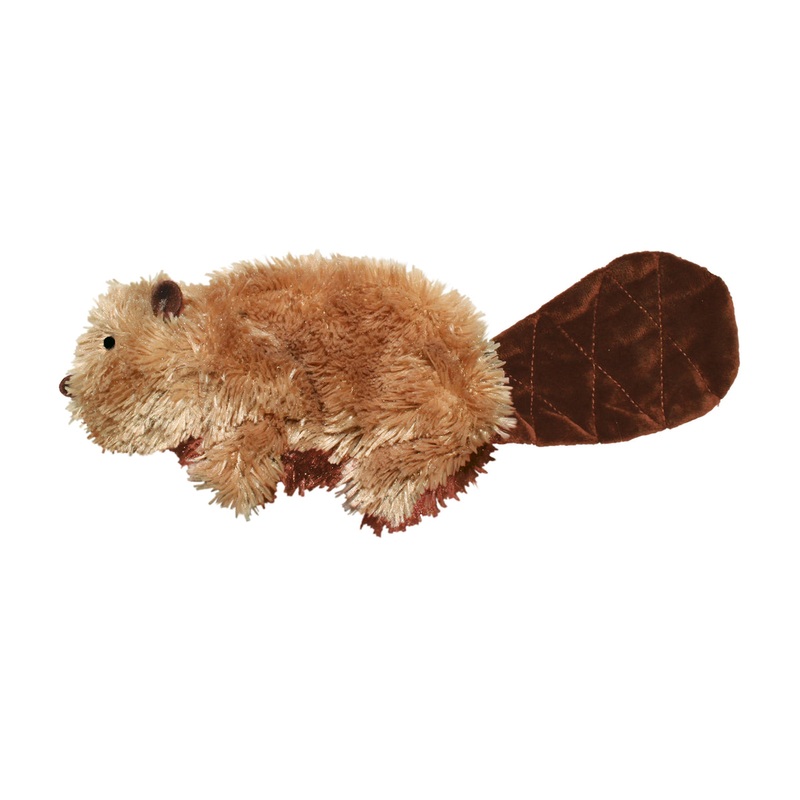 KONG Dr. Noyz Beaver Plush Dog Toy Small