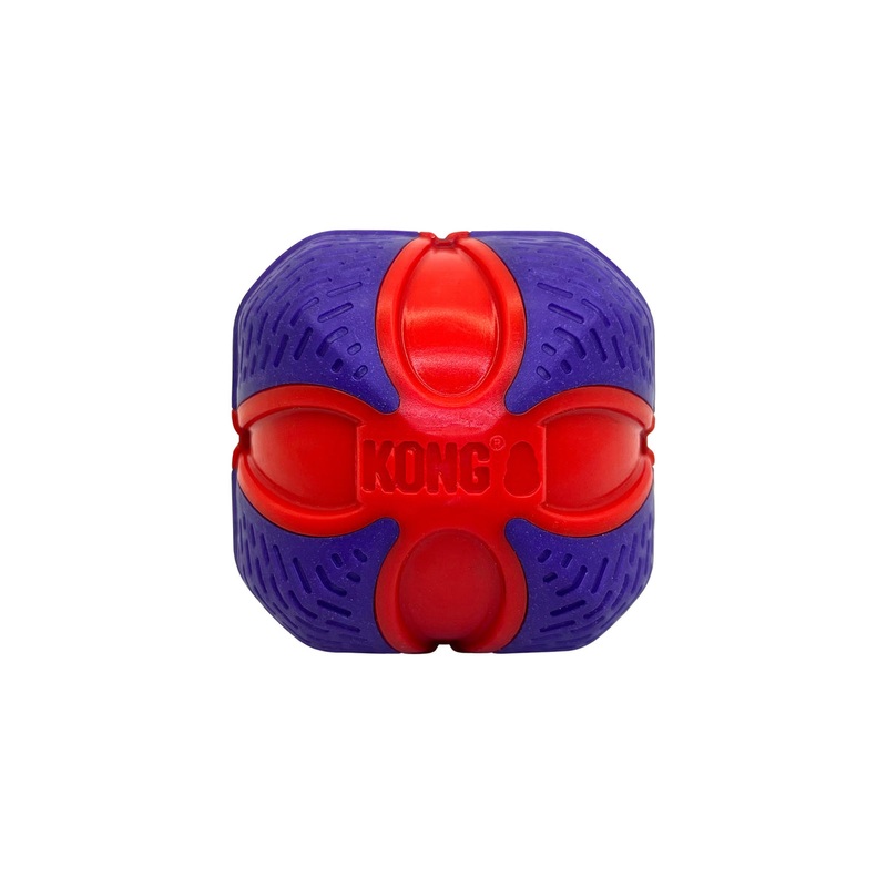KONG Duets Duos Ball Dog Fetch Toy Medium