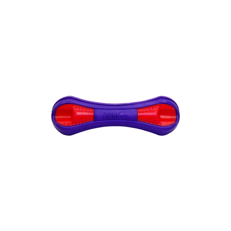 KONG Duets Duos Bone Dog Fetch Toy Small