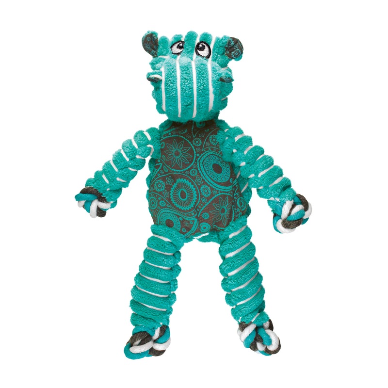 KONG Floppy Knots Hippo Dog Rope Toy Small/Medium
