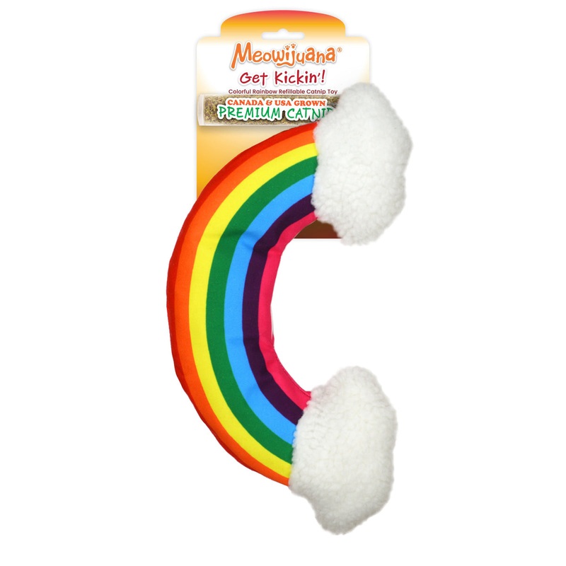 Meowijuana Get Kickin’ – Rainbow Kicker  Cat Toy