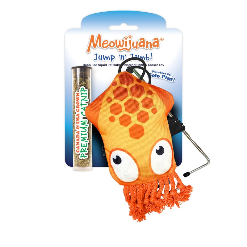 Meowijuana Jump ‘n’ Jamb Deep Sea Squid Cat Toy