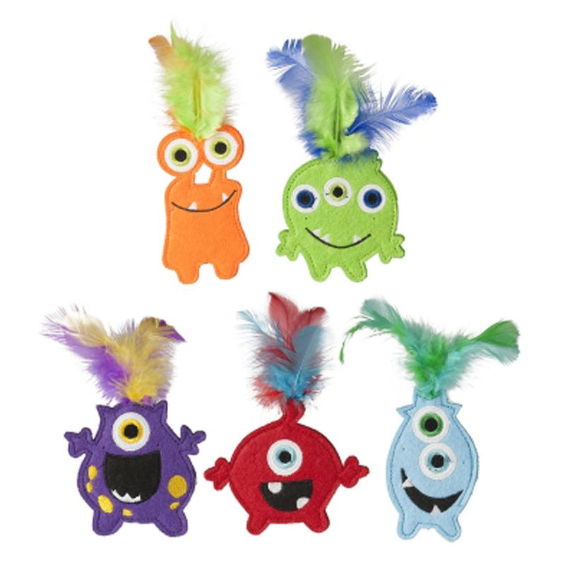 Multipet Monsters w/ Catnip Toy 5