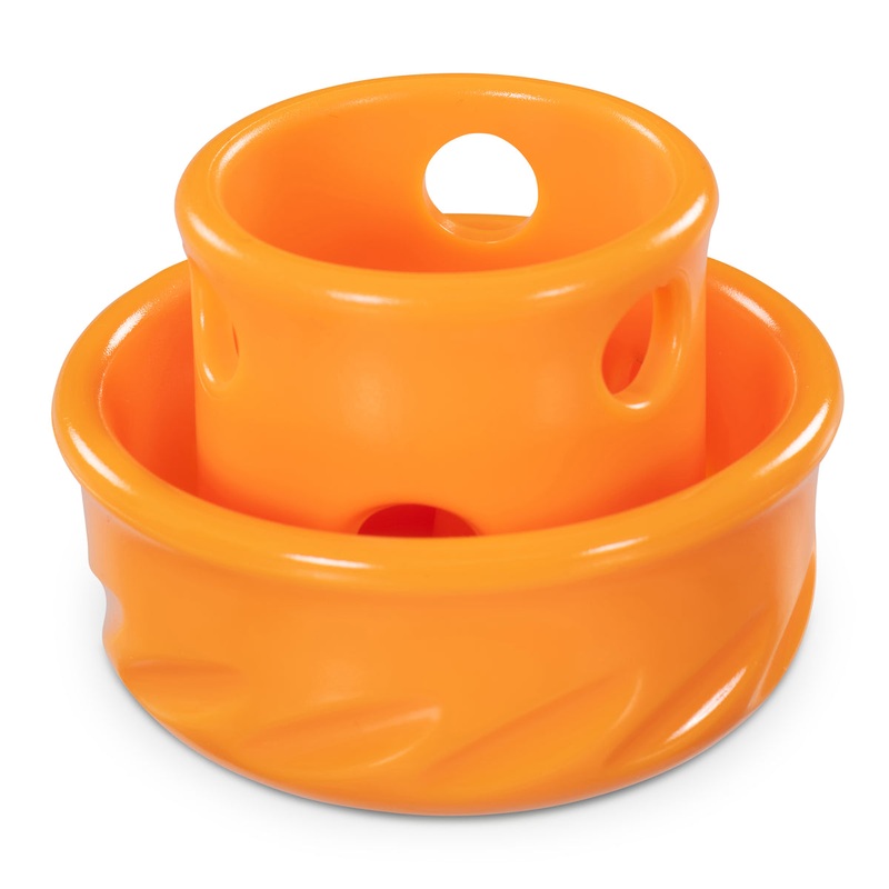 Totally Pooched Puzzle ‘n Play Mushroom, Small, 3 x 2.5, Orange