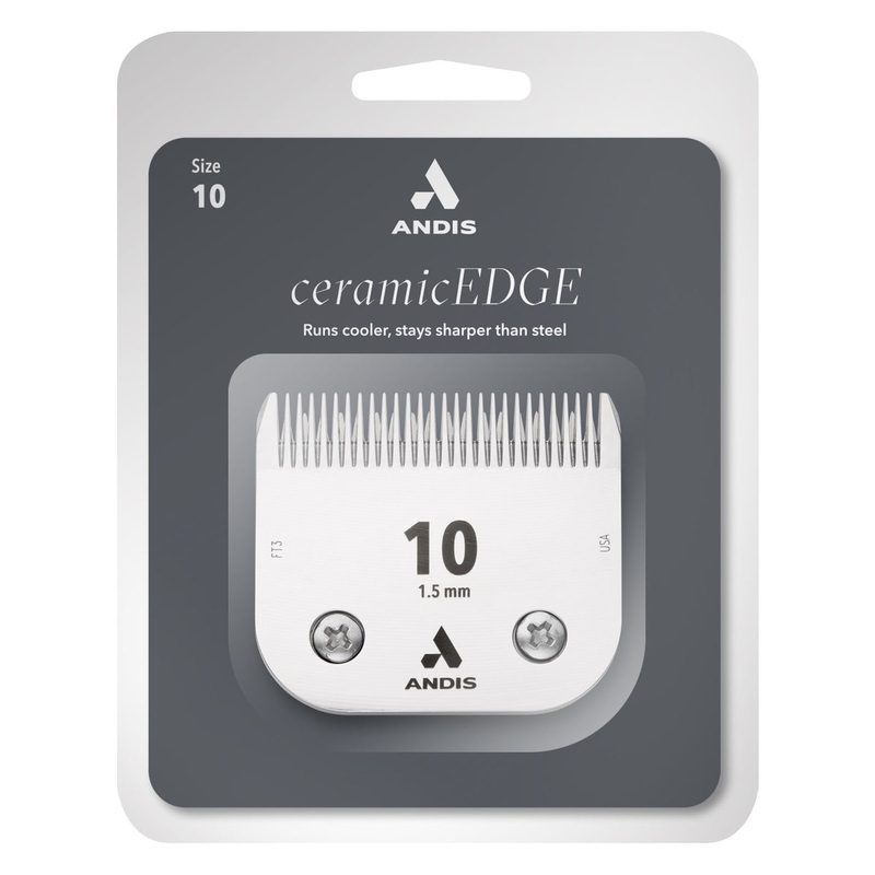 Andis #10 CeramicEdge Blade Set, 1/16 – 1.5 mm