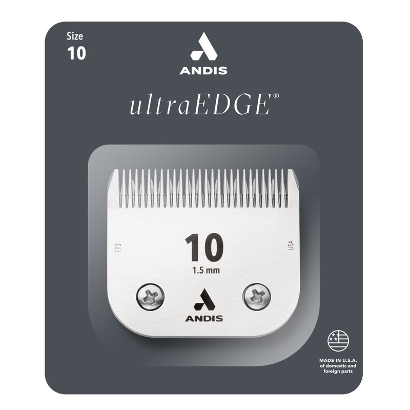Andis #10 UltraEdge Blade Set, 1/16 – 1.5 mm