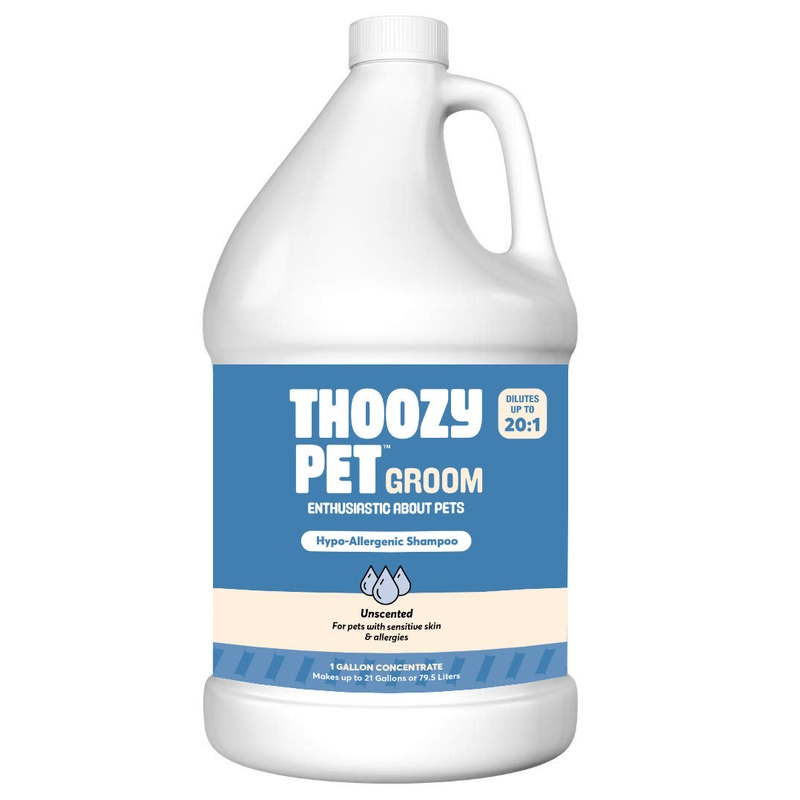 ThoozyPet Hypo-Allergenic Shampoo Unscented 1 Gallon