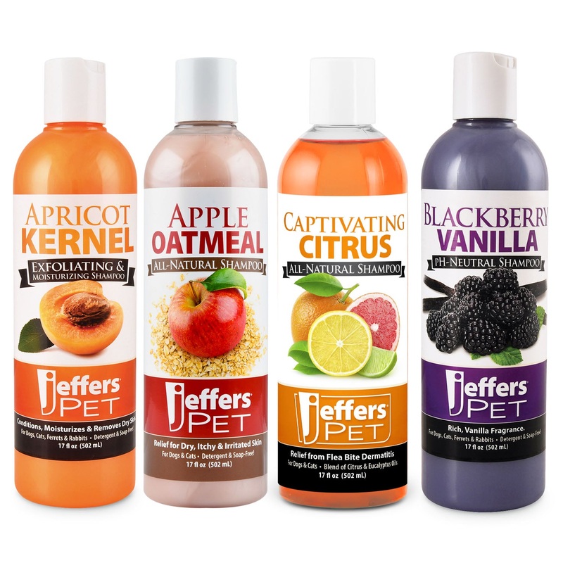 Fruity Pup Shampoos, 4 Piece Kit