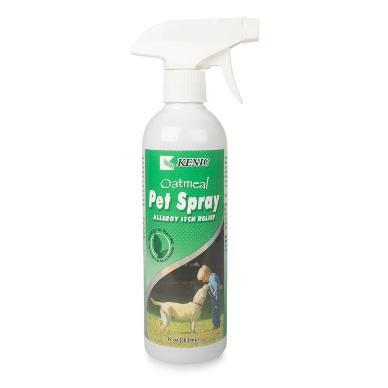 Kenic Oatmeal Pet Spray|17 oz|1 gallon