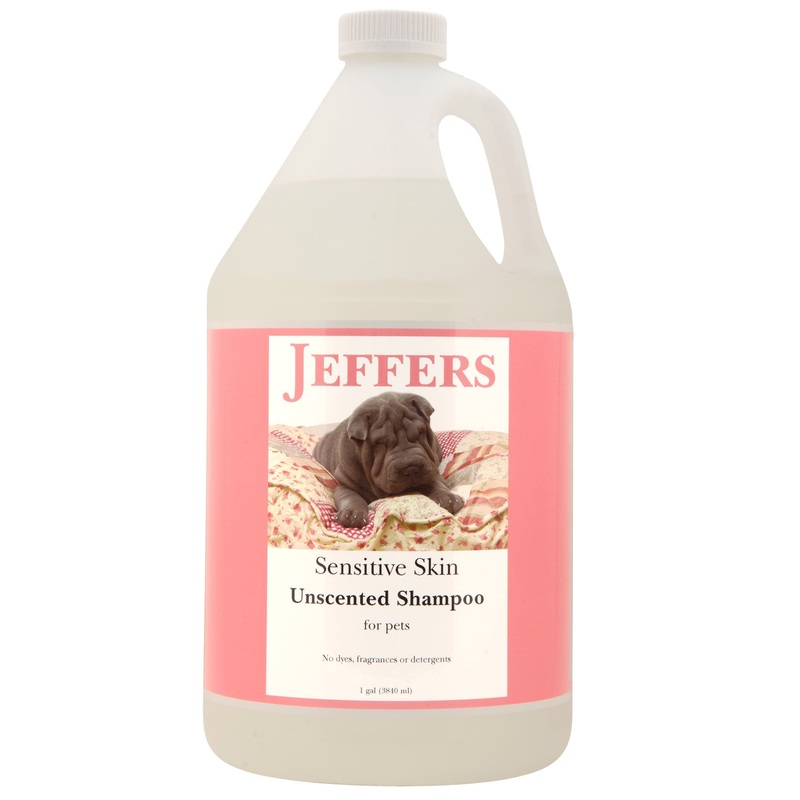 Pet Sensitive Skin Unscented, Dye-Free, Fragrance-Free & Detergent-Free Pet Shampoo