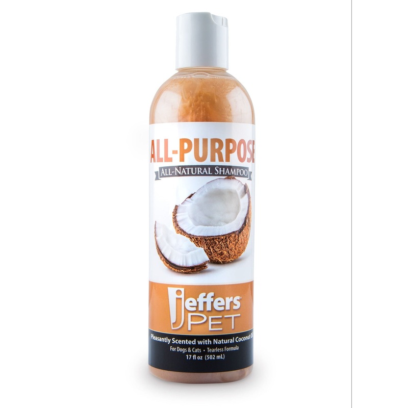 Pet Tearless All-Purpose All-Natural Coconut Oil Shampoo for Dogs & Cats