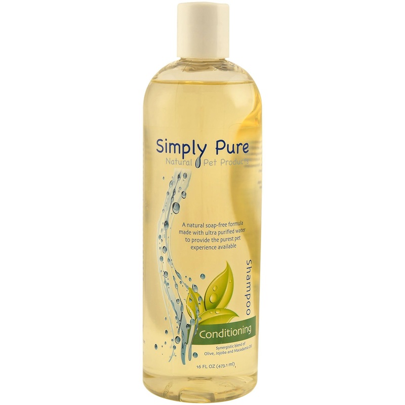 Simply Pure Pet Shampoo  Moisturizing White Tea Formula for Dry Skin & Long Hair