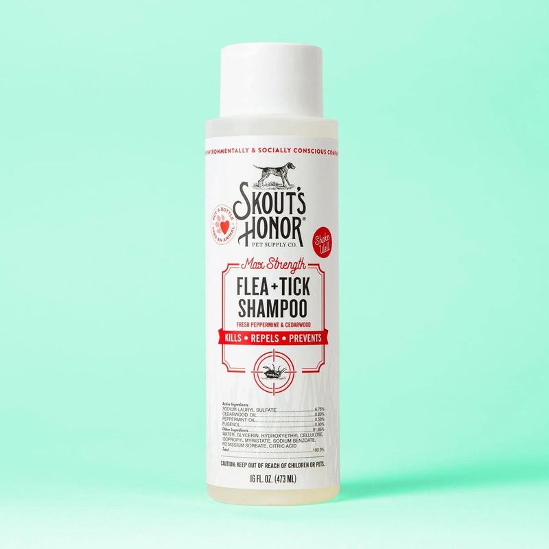 Skout’s Honor Flea + Tick Shampoo for Dogs, 16 oz