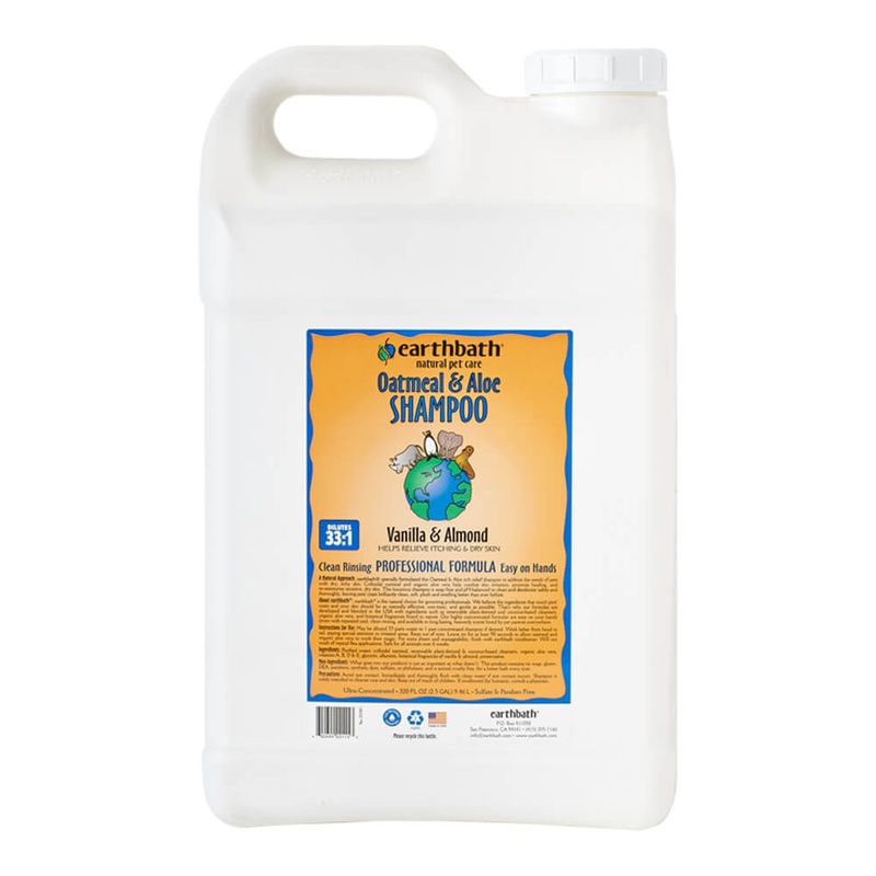 EARTHBATH Oatmeal & Aloe Shampoo, Vanilla Almond Scent – 320 oz (2.5 Gal)