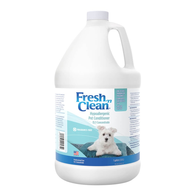 Fresh ‘n Clean Hypoallergenic Pet Conditioner, 15:1 Concentrate, Gallon