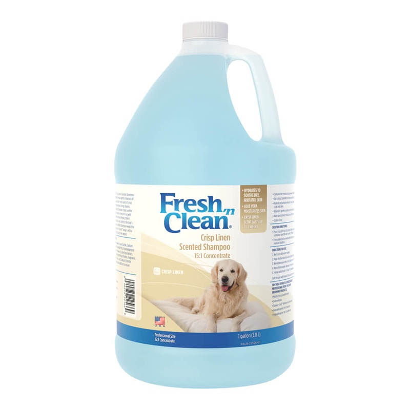 Fresh ‘n Clean Scented Shampoo, 15:1 Concentrate, Crisp Linen, Gallon