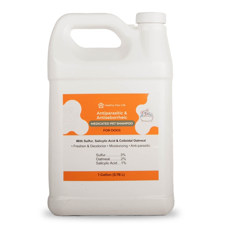 Healthy Paw Life’s Sulfur, Salicylic Acid, Oatmeal Shampoo