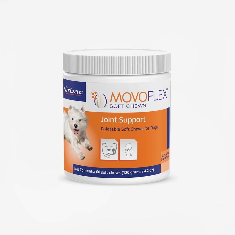 Movoflex Soft Chews|Small (up to 40 lbs)|Medium (40-80 lbs)|Large (80 lbs and over)|60 chews