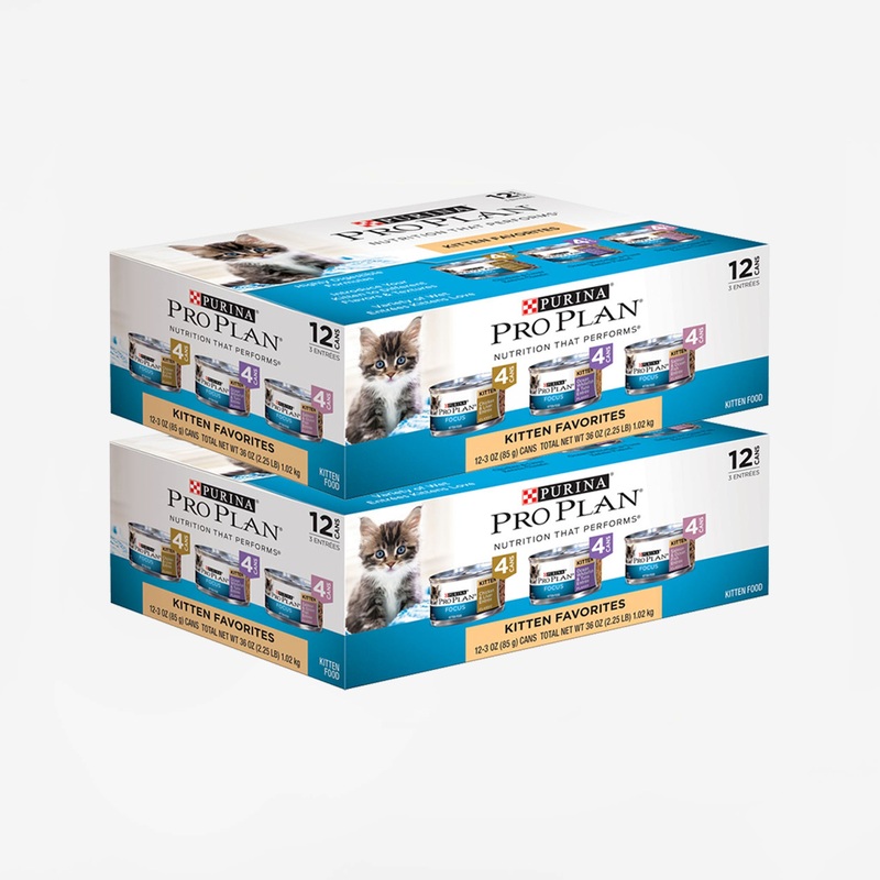 Purina Pro Plan Focus Kitten Favorites Variety Pack Cat Food