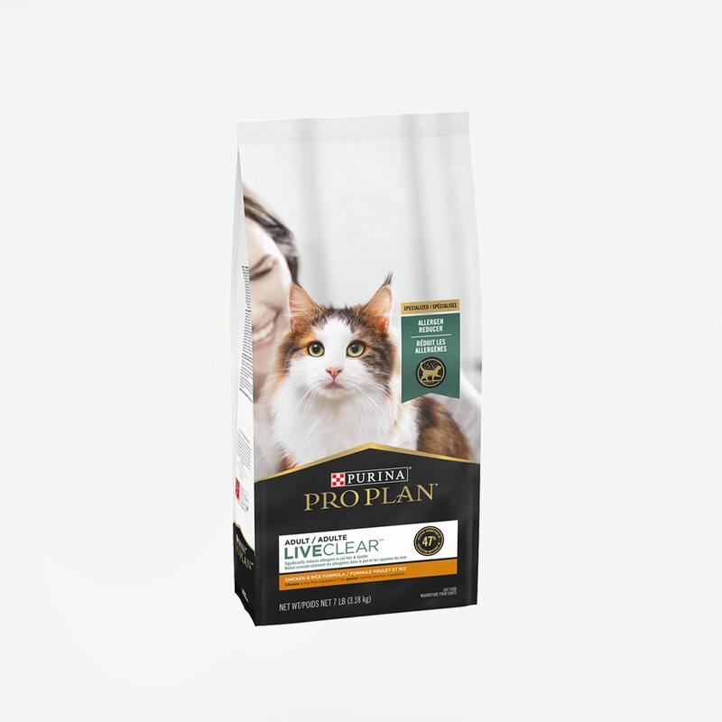 Purina Pro Plan LiveClear Adult Chicken & Rice Formula Cat Food