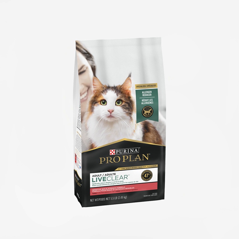 Purina Pro Plan LiveClear Adult Sensitive Skin & Stomach Turkey and Oatmeal Formula