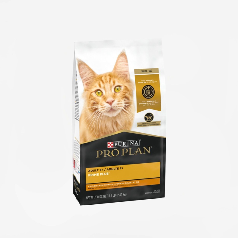 Purina Pro Plan Prime Plus Adult 7+ Senior Chicken & Rice Formula Cat Food