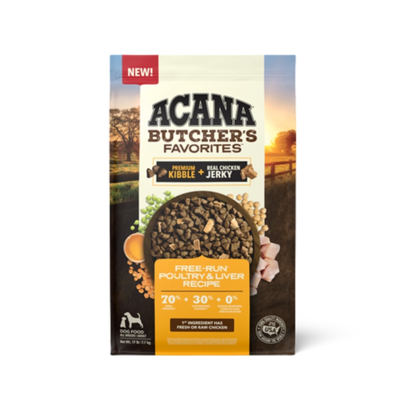 Acana Butcher’s Favorites Free-Run Poultry & Liver Recipe Dry Dog Food