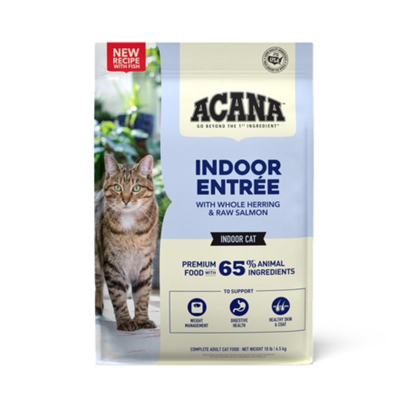 Acana Indoor Entree Recipe with Fish Dry Cat Food