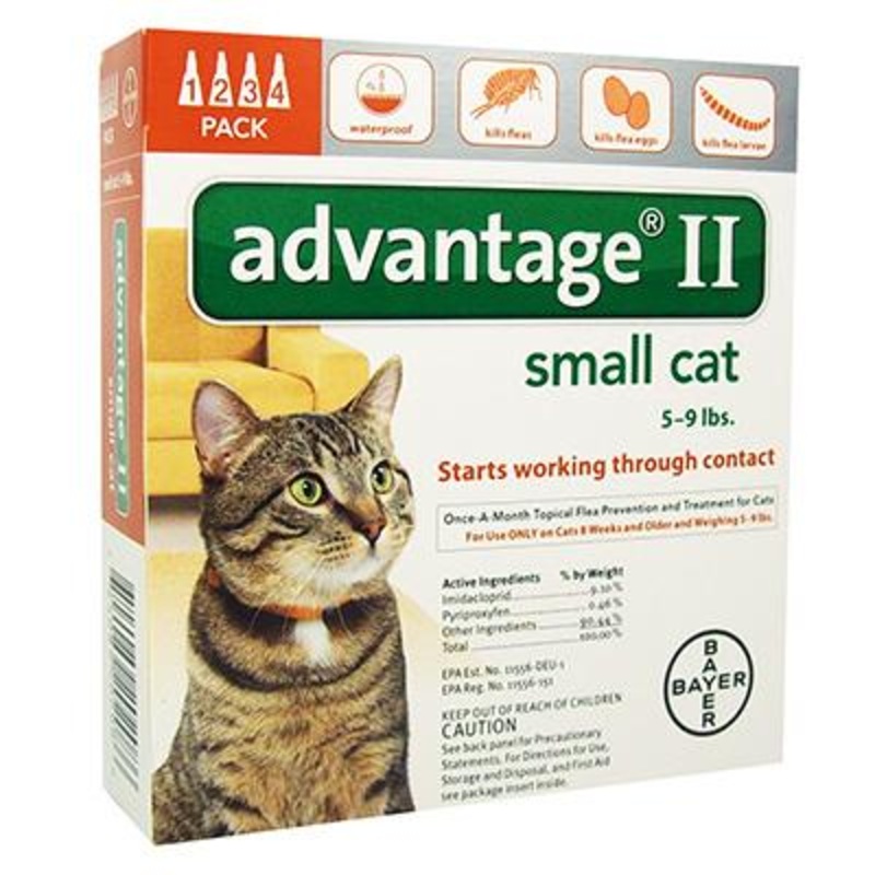 Advantage II for Cats – 4 months