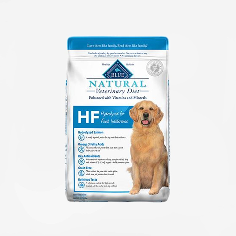 Blue Buffalo Natural Veterinary Diet HF Hydrolyzed for Food Intolerance for Dogs – Dry