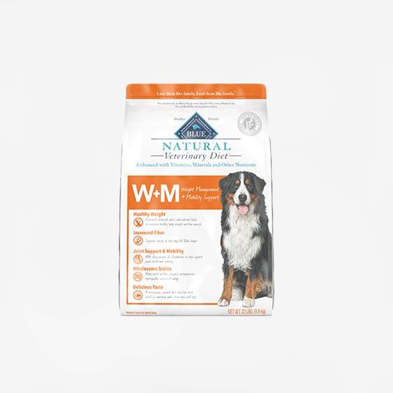 Blue Buffalo Natural Veterinary Diet W+M Weight Management + Mobility Support for Dogs – Dry
