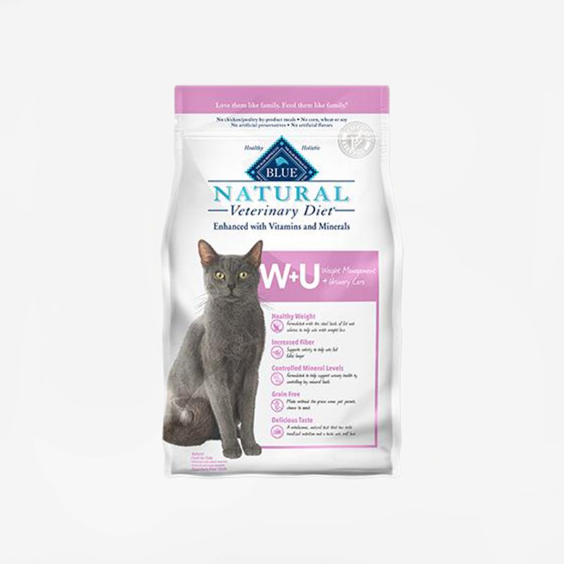 Blue Buffalo Natural Veterinary Diet W+U Weight Management + Urinary Care for Cats – Dry