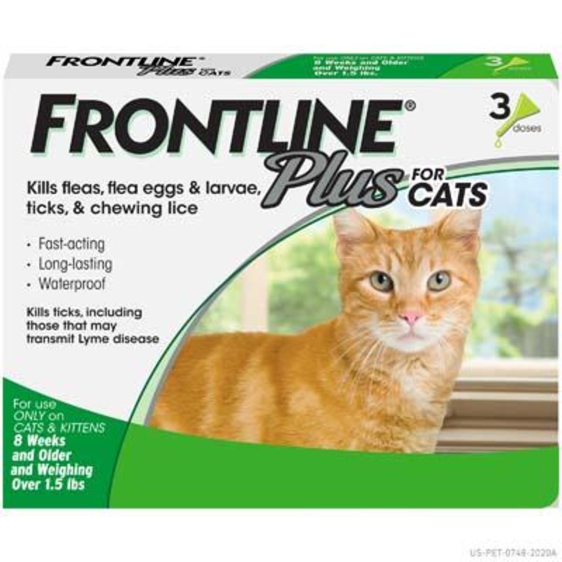 Frontline Plus Topical Solution for Cats – 3 months