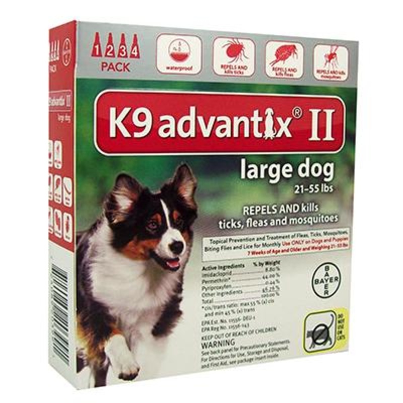 K9 Advantix II for Dogs – 4 months