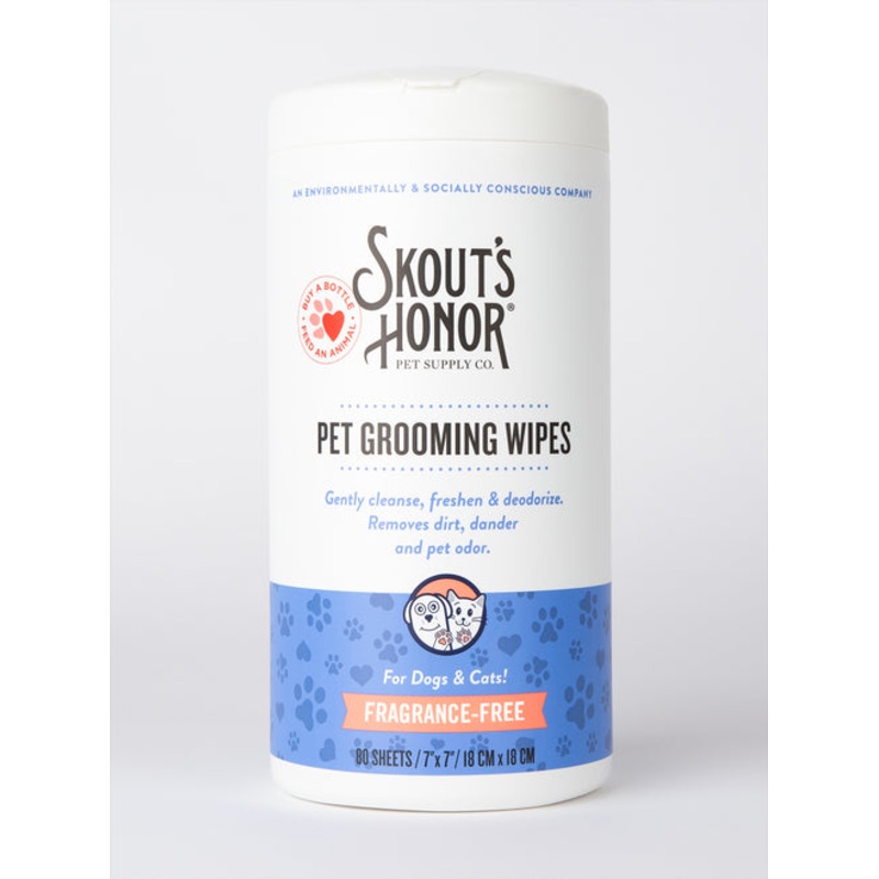 Skout’s Honor Pet Grooming Wipes