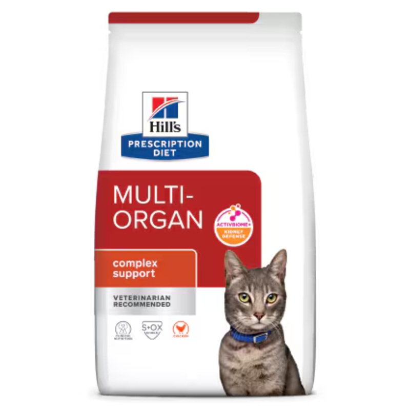 Hill’s Prescription Diet Multi-Organ Support Chicken Dry Cat Food