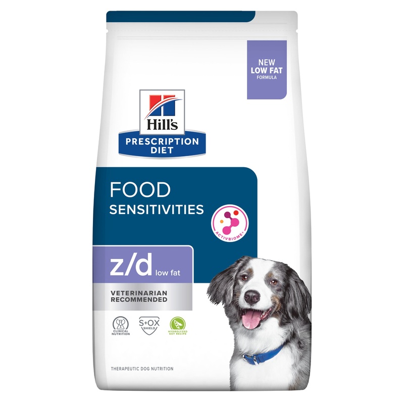 Hill’s Prescription Diet z/d Low Fat Hydrolyzed Soy Recipe – Dry Dog Food
