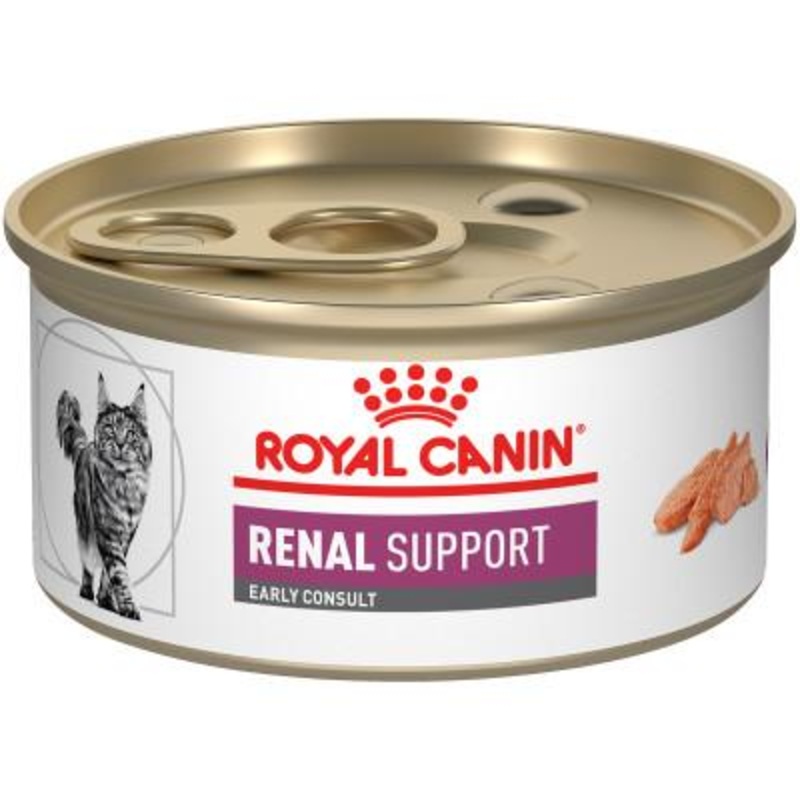 Royal Canin Veterinary Diet Feline Renal Support Early Consult Loaf in Sauce Canned Cat Food