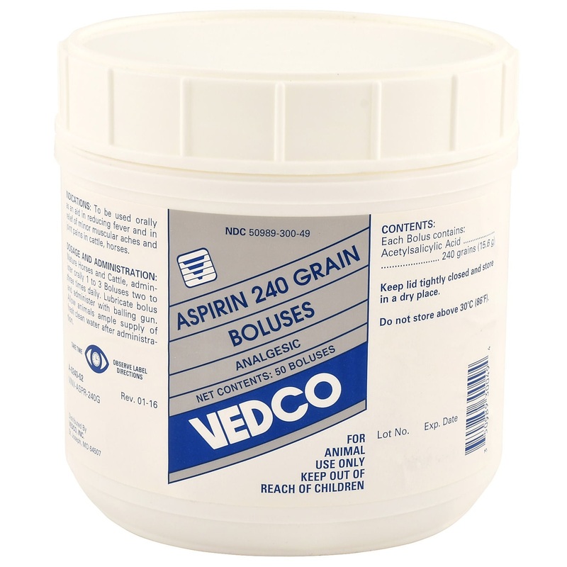 Aspirin Bolus 240 Grain, 3 lb